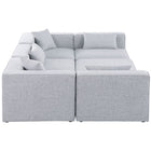 Meridian Furniture Cube Modular Sectional 6C - Sofas