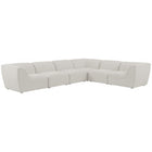 Meridian Furniture Miramar Modular Sectional 6B - Cream - Sofas