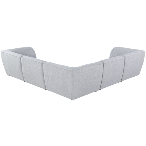 Meridian Furniture Miramar Modular Sectional 5C - Grey - Sofas