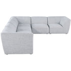 Meridian Furniture Miramar Modular Sectional 6B - Sofas
