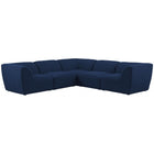 Meridian Furniture Miramar Modular Sectional 5C - Navy - Sofas