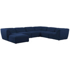Meridian Furniture Miramar Modular Sectional 7A - Navy - Sofas