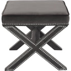 Meridian Furniture Nixon Velvet Ottoman / Bench - Ottomans