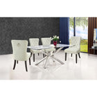 Meridian Furniture Nikki Velvet Dining Chair-Set of 2 - Dining Chairs