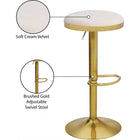 Meridian Furniture Brody Adjustable Stool - Gold - Stools