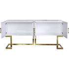 Meridian Furniture Gold White Beth Buffet/Console Table - Other Tables