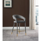 Meridian Furniture Destiny Velvet Stool - Stools