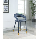 Meridian Furniture Destiny Faux Leather Stool - Stools
