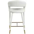 Meridian Furniture Destiny Faux Leather Stool - Stools