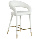 Meridian Furniture Destiny Faux Leather Stool - Stools
