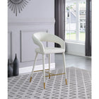 Meridian Furniture Destiny Faux Leather Stool - Stools