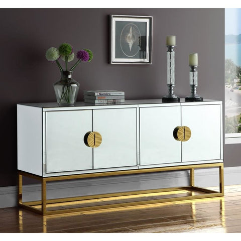 Meridian Furniture Gold Marbella Sideboard/Buffet - Storage