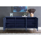 Meridian Furniture Silver Blue Collette Sideboard/Buffet - Storage