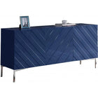 Meridian Furniture Silver Blue Collette Sideboard/Buffet - Storage