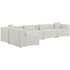 Meridian Furniture Cube Modular Sectional 5D - Cream - Sofas