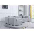Meridian Furniture Cube Modular Sectional 4B - Sofas