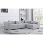Meridian Furniture Cube Modular Sectional 4B - Sofas