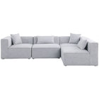 Meridian Furniture Cube Modular Sectional 4B - Sofas