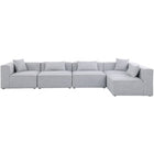 Meridian Furniture Cube Modular Sectional 5D - Sofas