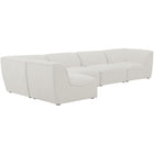 Meridian Furniture Miramar Modular Sectional 5D - Cream - Sofas