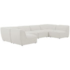 Meridian Furniture Miramar Modular Sectional 6D - Cream - Sofas