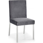 Meridian Furniture Silver Opal Velvet Dining Chair-Set of 2 - Dining Chairs