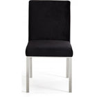 Meridian Furniture Silver Opal Velvet Dining Chair-Set of 2 - Dining Chairs