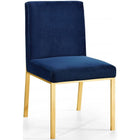 Meridian Furniture Gold Opal Velvet Dining Chair-Set of 2 - Dining Chairs