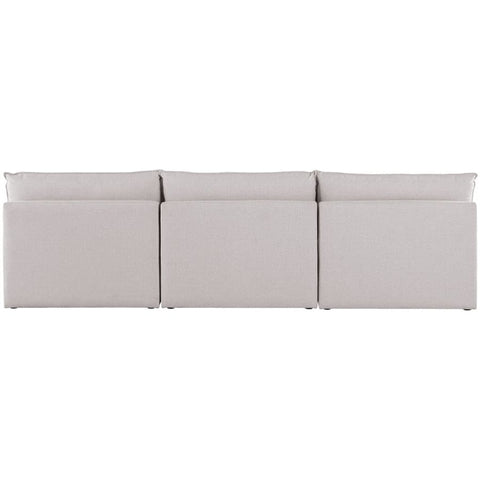 Meridian Furniture Mackenzie Linen 120 Modular Sofa S120A - Beige - Sofas