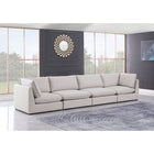 Meridian Furniture Mackenzie Linen 160 Modular Sofa S160B - Sofas