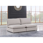Meridian Furniture Mackenzie Linen 80 Modular Sofa S80A - Sofas