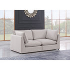 Meridian Furniture Mackenzie Linen 80 Modular Sofa S80B - Sofas