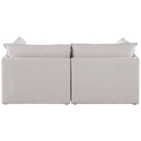 Meridian Furniture Mackenzie Linen 80 Modular Sofa S80B - Beige - Sofas