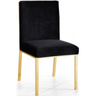 Meridian Furniture Gold Opal Velvet Dining Chair-Set of 2 - Dining Chairs