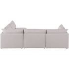 Meridian Furniture Mackenzie Linen Modular Sectional 4A - Sofas
