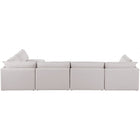 Meridian Furniture Mackenzie Linen Modular Sectional 5A - Sofas