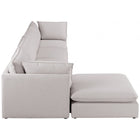 Meridian Furniture Mackenzie Linen Modular Sectional 5B - Sofas