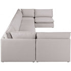 Meridian Furniture Mackenzie Linen Modular Sectional 7A - Sofas