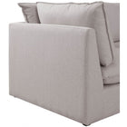 Meridian Furniture Mackenzie Linen Modular Sectional 8A - Sofas