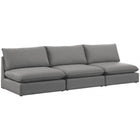 Meridian Furniture Mackenzie Linen 120 Modular Sofa S120A - Grey - Sofas