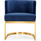 Meridian Furniture Gold Gianna Velvet Dining Chair - Dining Chairs
