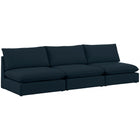 Meridian Furniture Mackenzie Linen 120 Modular Sofa S120A - Navy - Sofas