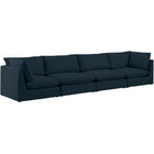 Meridian Furniture Mackenzie Linen 160 Modular Sofa S160B - Navy - Sofas
