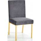 Meridian Furniture Gold Opal Velvet Dining Chair-Set of 2 - Dining Chairs