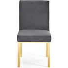 Meridian Furniture Gold Opal Velvet Dining Chair-Set of 2 - Dining Chairs