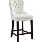 Meridian Furniture Nikki Velvet Stool-Set of 2 - Cream - Stools