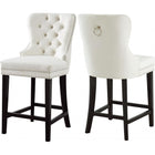 Meridian Furniture Nikki Velvet Stool-Set of 2 - Stools