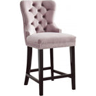 Meridian Furniture Nikki Velvet Stool-Set of 2 - Pink - Stools