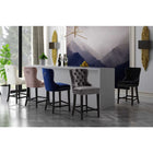 Meridian Furniture Nikki Velvet Stool-Set of 2 - Stools