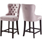 Meridian Furniture Nikki Velvet Stool-Set of 2 - Stools